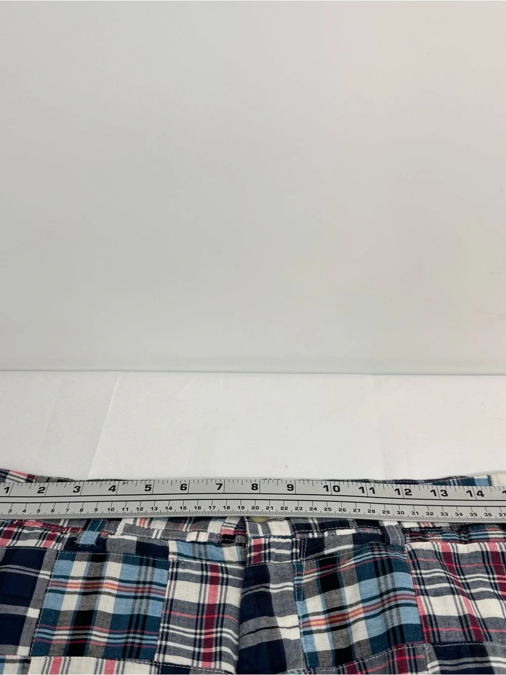 VINEYARD VINES Madras Plaid Pants Mens 31 x 29 Patchwork Multicolor